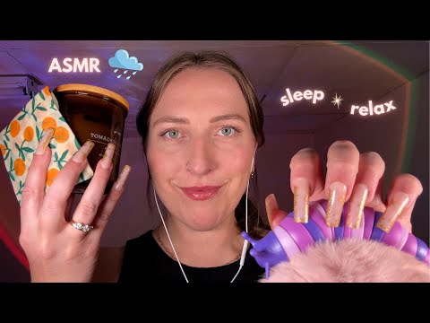 ASMR Sleepy Triggers for Deep Sleep 💤 Rain Sounds 🌧️