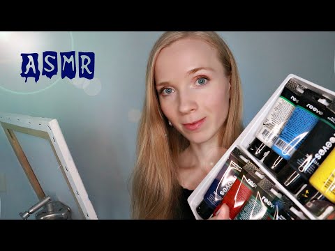 Нарисуем твой портрет АСМР РОЛЕВАЯ ИГРА🎨Звуки карандаша Painting Your Portrait ASMR Brushing Sounds