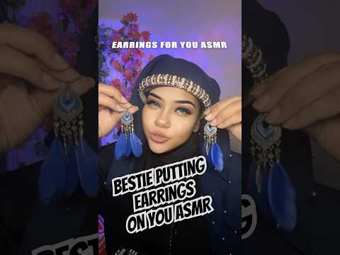 Bestie putting earrings on you ASMR