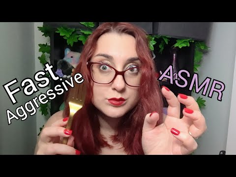 Fast and Aggressive ASMR At Regular Speed
