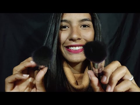 ASMR" PINCÉIS NA TELA + MOUTH SOUNDS 😴 [ Relaxante ]
