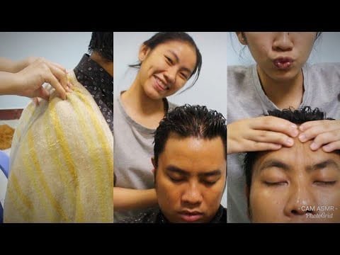 ASMR Relaxing Shampoo Head Massage - Emily is Back