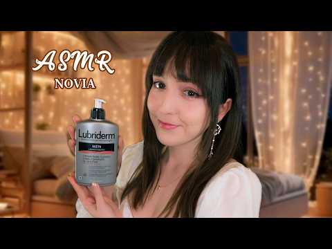 ⭐ASMR PIJAMADA con tu NOVIA❤️ [Sub] Atención Personal para Dormir