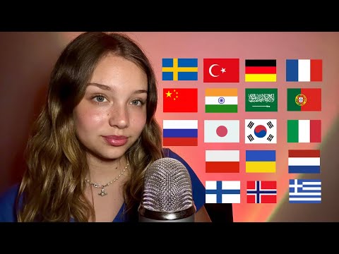 ASMR | 30 Languages in 30 Minutes! 🗣️ (Find Your Language 🌍 )