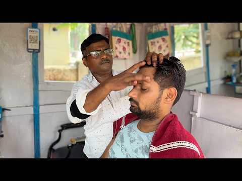 Sanjay Barber $2 ULTIMATE RELAXING😴 Head Massage | Most Skilled Barber in India | ASMR Gautam