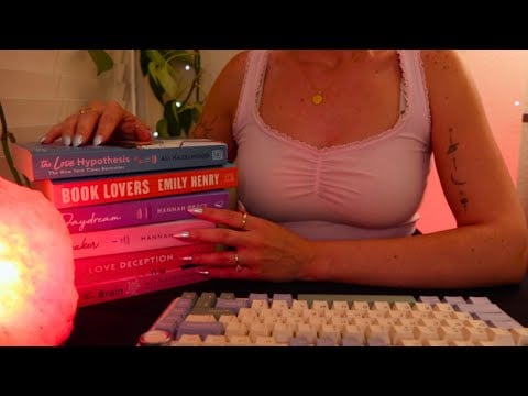 ASMR Cozy Secondhand Bookstore Customer Service 📚 Soft-Spoken 💘 Creamy Keyboard Typing 💤 Book Sounds