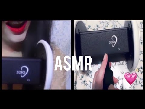 ASMR 3DIO  BINAURAL MOUTH SOUNDS💕 (SOFT SPOKEN) 💕✨