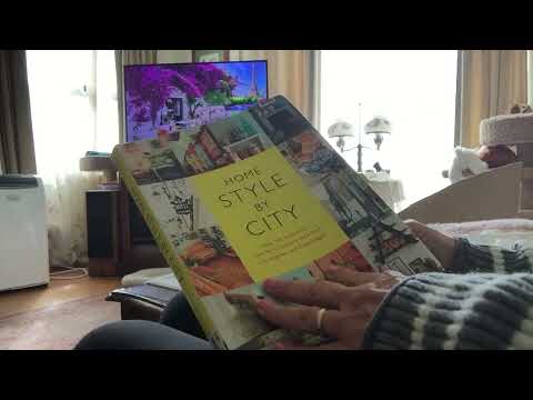 ASMR: Turning pages of decorating books - soft spoken & whispered