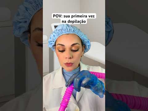 POV: sua primeira vez na depilação a laser  #asmr #asmrsounds #asmrbrasil #humor