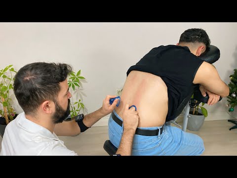 Asmr Massage Chair - Deep tissue massage (Cupping Massage)