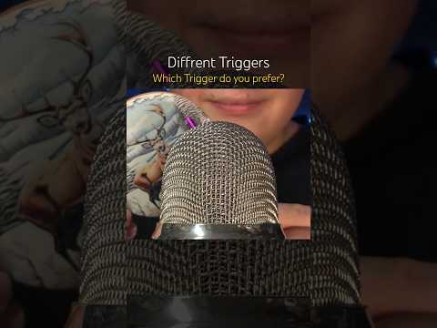Which Trigger is your fav? 🩶 #asmr