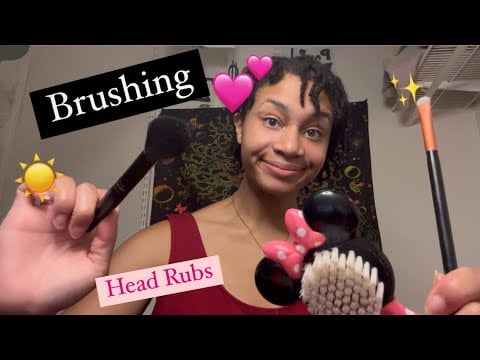 ASMR - Head Rubs and Brushing (Linda)