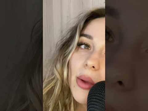 Brush and trace your face to sleep ❤️💗 #tingles #triggersforsleep #relax #asmr #mouthsounds