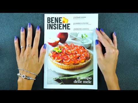 ASMR 📖 Sfogliando BENE INSIEME • Giornalino Conad (Soft Whispering)