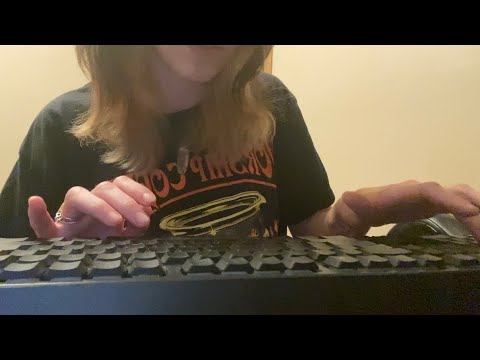 Asmr keyboard typing