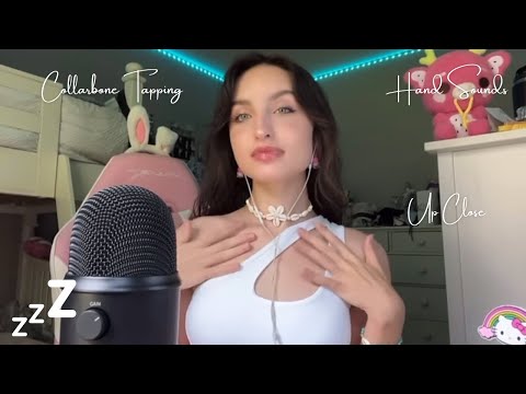 Beebee ASMR Collarbone Tapping Compliation | Hand Sounds, Personal Attention, Up Close, Kisses