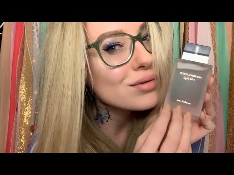 ASMR Tapping & Scratching Glass Perfume Bottles | NO Talking