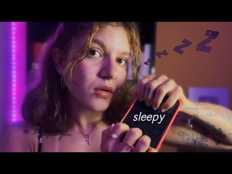 ASMR PARA QUEM PRECISA DORMIR RÁPIDO 😴 Tapping no celular, sons de boca e sussurros