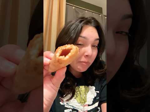 TACO BELL ASMR | trying NEW caramel empanadas crunchy eating sounds  #asmr #tacobell