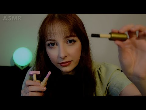 ASMR | Doing Your Wooden Makeup (no talking)