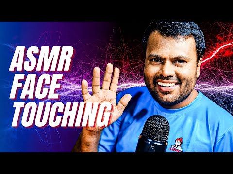 ASMR Touching Your Face Hand Sounds And Mouth Sounds