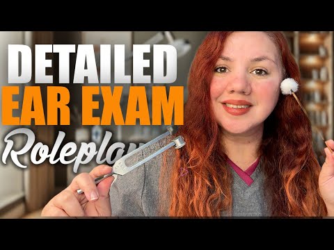 ASMR Deep and Detailed Ear Cleaning Roleplay | Otoscope & Tuning Fork Sounds