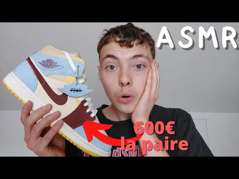 ASMR FR: Top 5 de mes sneakers les + chères (600€ la jordan 1)
