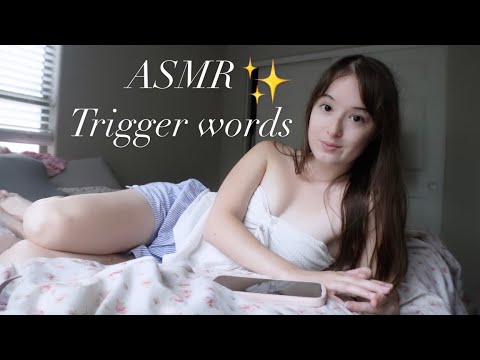 ASMR trigger words✨