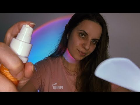 ASMR FAZENDO SEU SKINCARE PRA TE RELAXAR 😴