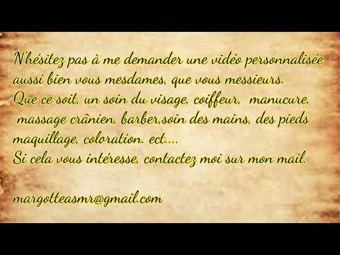 Asmr francais, petite annonce 🙂🙏💤