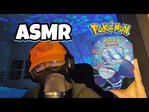 ASMR Français • OUVERTURE NOUVELLE POKEBOX POKEMON KYOGRE EX ! 😴💤 (incroyable !)