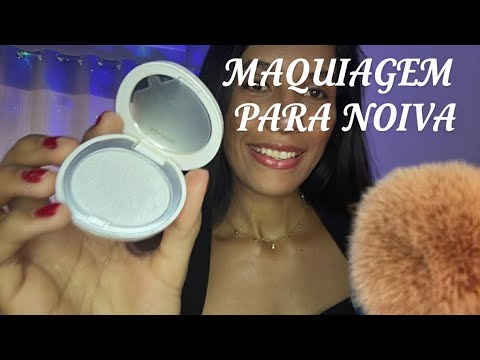 ASMR MAQUIANDO VOCÊ NOIVA 👰🏼‍♀️