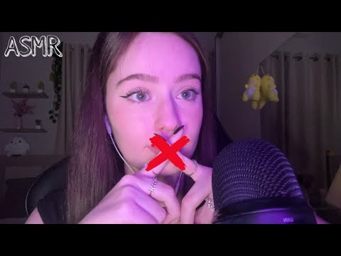 ASMR INAUDÍVEL! 🤫 (sons de boca suaves)