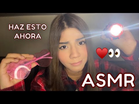 ASMR ESPAÑOL / HAZ LO QUE TE DIGO O VERÁS LAS CONSECUENCIAS (atención personal)