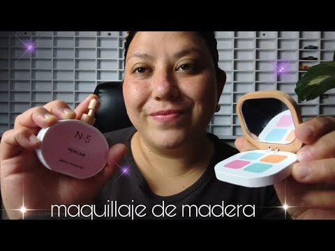 ASMR te maquillo con cosas de madera roleplay ✨💄🩷