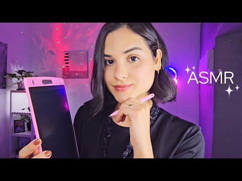 ASMR ROLEPLAY ARQUITETA👷‍♀️  Digitação, Desenho e fala suave