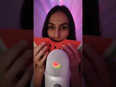ASMR esponjas de frutas 🍊🍉