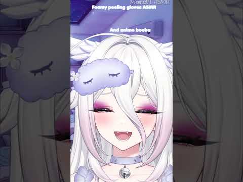 Foamy peeling gloves ASMR 🧼#shorts #asmr #notalkingasmr #vtuber  #asmrshorts