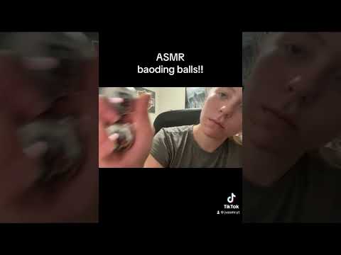 ASMR baoding balls part 2 #asmrtapping #asmrvideos #relax #asmrtriggers