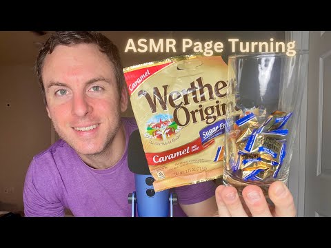 ASMR Hard Candy & Page Turning