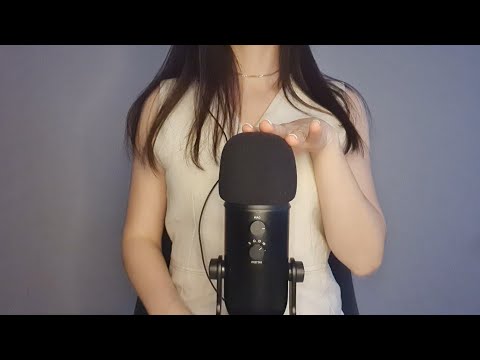 ASMR✨mic base tapping & scratching | hand movements | soft mic scratching✨