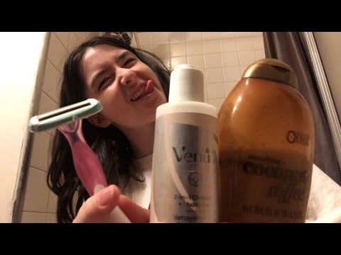 ASMR Shaving & Moisturizing My Arms 🪒