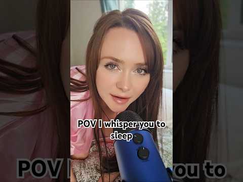 can I whisper you to sleep? 🥰 #asmr #asmrwhisper