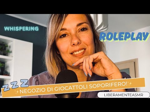 Asmr ita Whispering Roleplay ✨Commessa in un negozio di giocattoli!✨