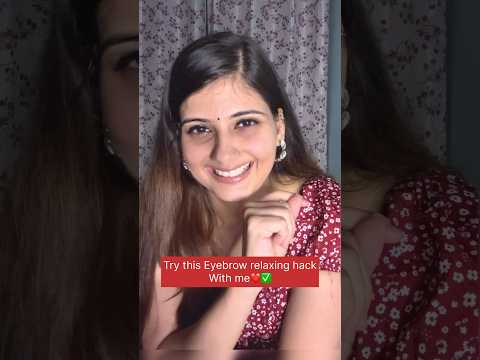 Eyebrow relaxing hack #asmrsleep #sleepmatters #asmrcommunity #sleepwhispers #asmr #love #shorts