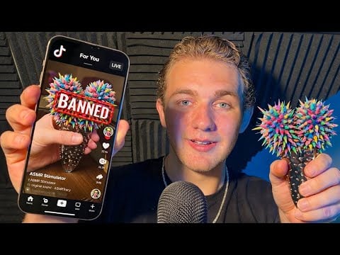 ASMR these triggers are banned on TikTok