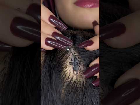 Lice check #asmr #shorts #satisfying #relax #asmrtriggers