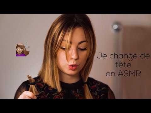 ♡ ASMR  - Je me coupe les cheveux (court)♡