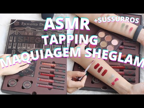 ASMR TAPPING MAQUIAGEM SHEGLAM ENCHANTED DECO DANCE -   Bruna Harmel ASMR