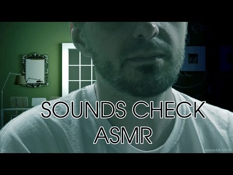 Sounds Reaction Check. ASMR Ear to Ear Binaural Relaxation for Sleep